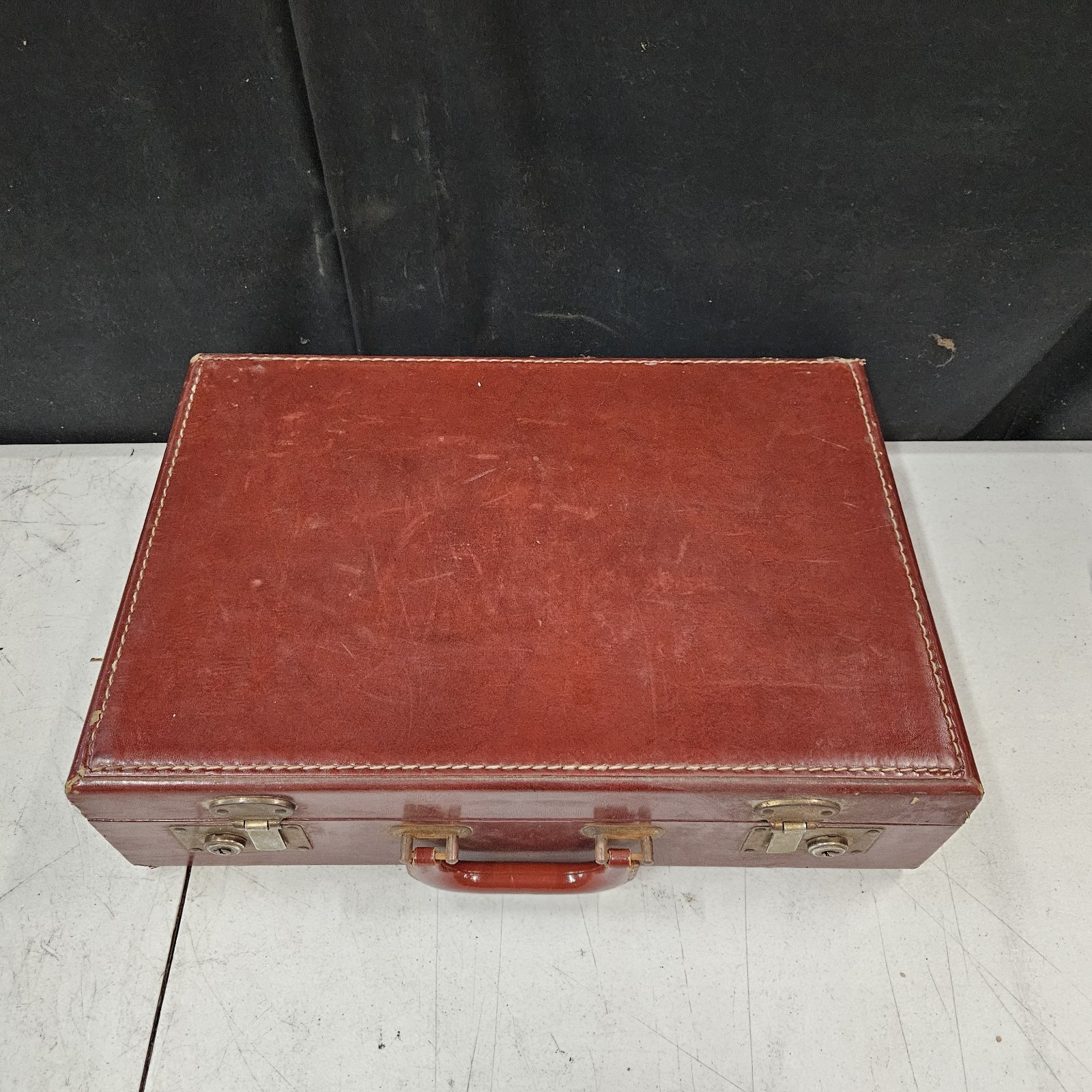 Vintage Unknown High-End Leather Briefcase