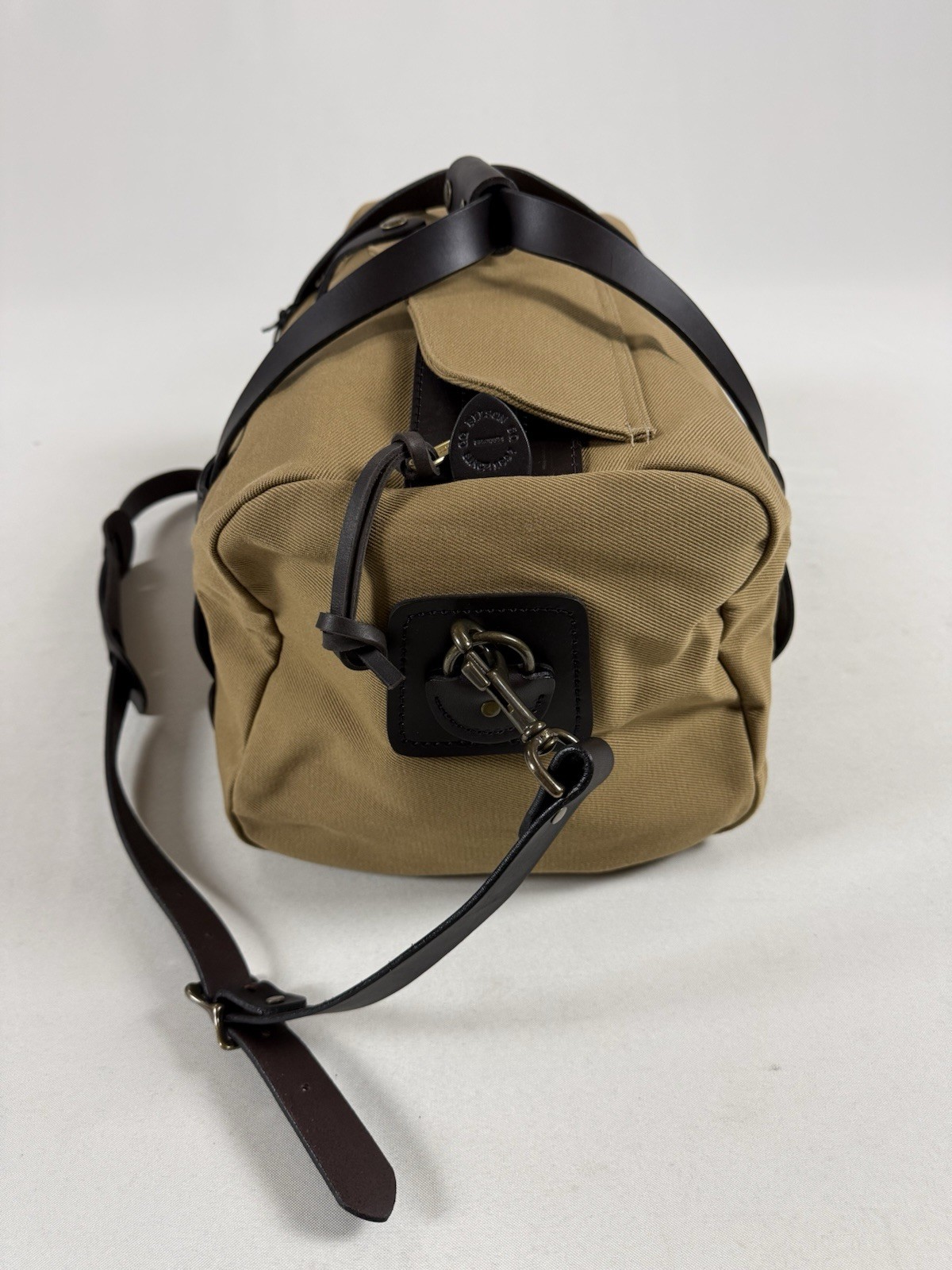 FILSON SMALL RUGGED TWILL DUFFLE BAG TAN NWT