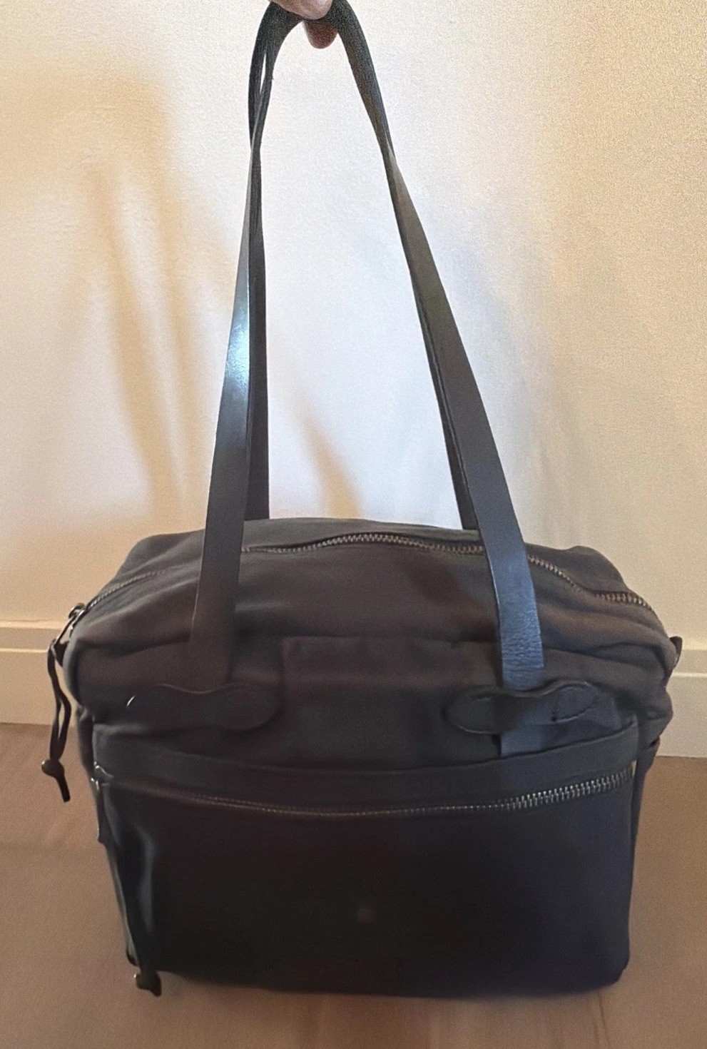 Vintage Filson 70048 Black Rugged Twill Tote Bag | Made in USA | Rare Sample