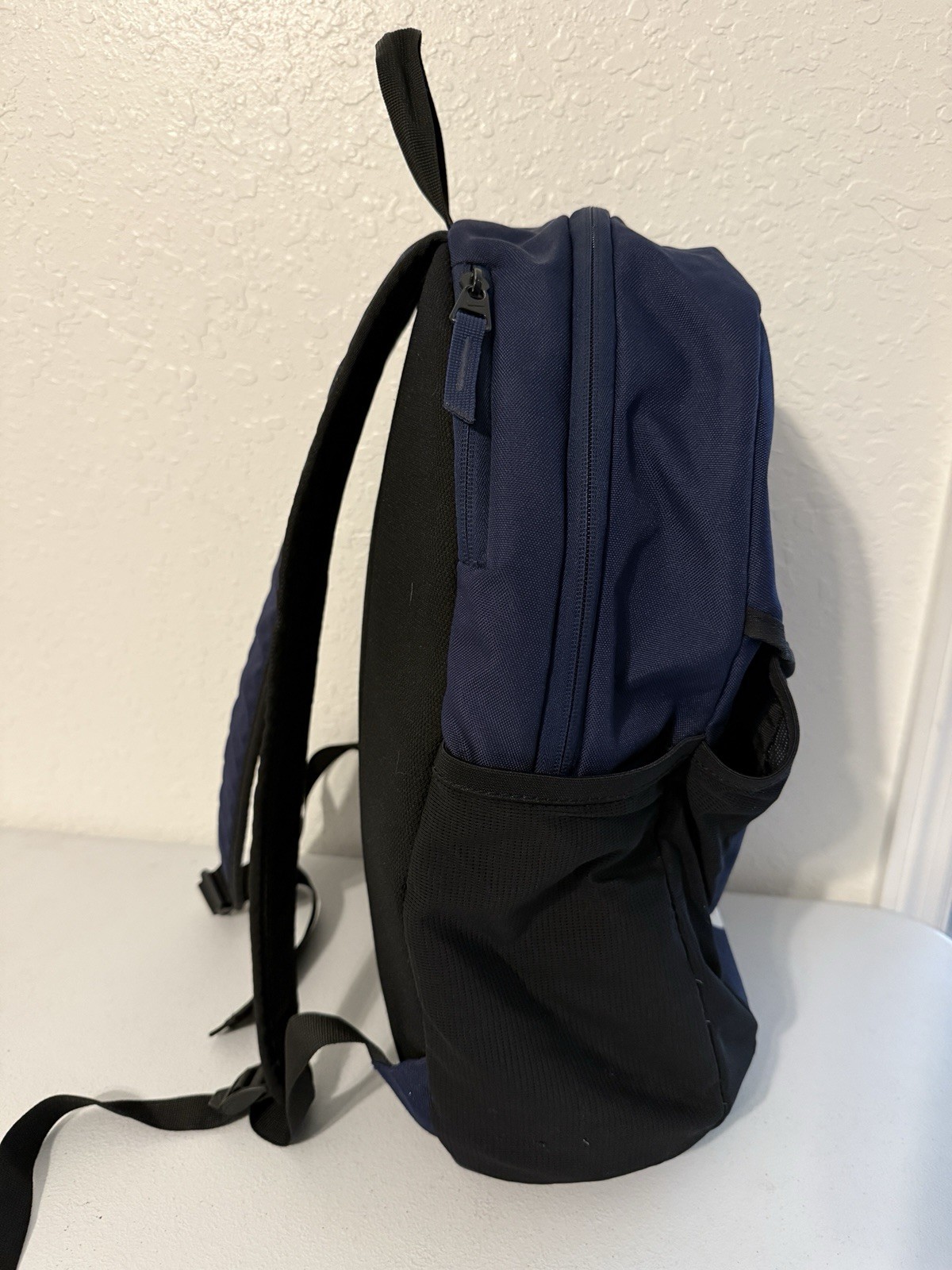 Nike Academy Team Excelsior Navy Blue Blk Backpack Sports Vented Bottle Pockets