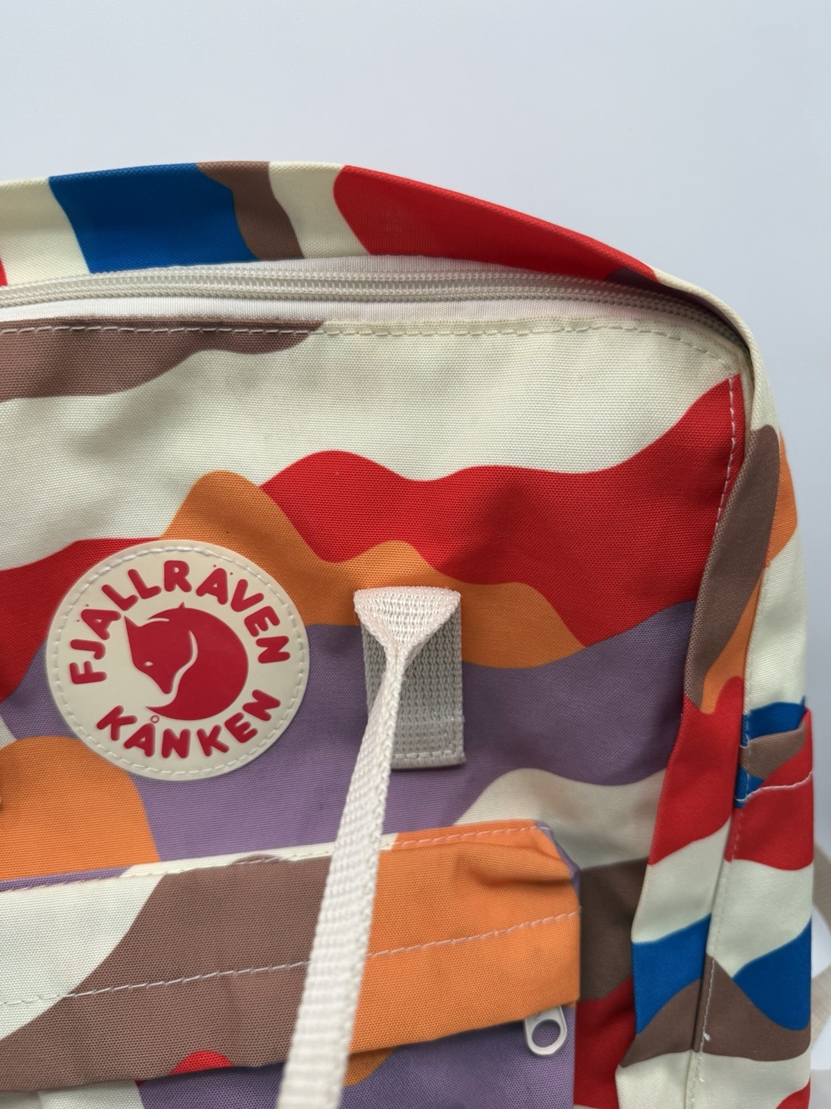 Fjallraven Kanken Spring Landscape Backpack Colorful Print School Travel Bag