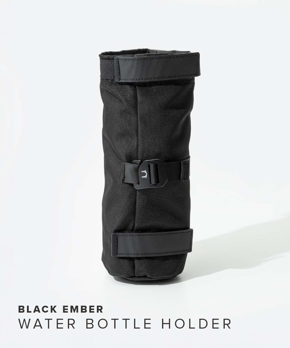 BLACK EMBER WATER BOTTLE HOLDER Men’s Drink Holder, Shoulder Bag, Black