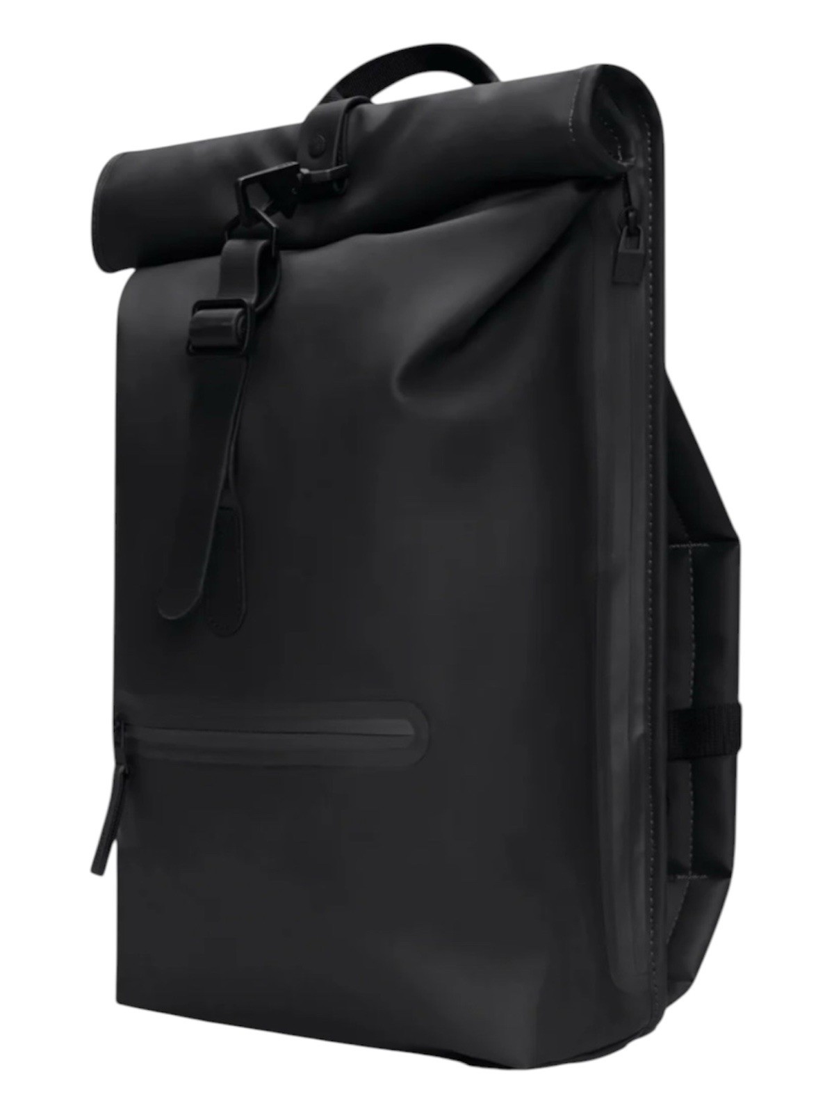 Rains Rolltop Rucksack Waterproof Backpack Bag Black New #13320 MSRP $140 Unisex