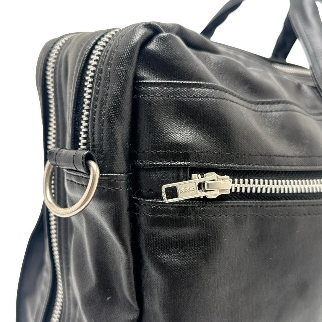 Porter Free Style 2Way Briefcase Black A4 Laptop Bag 707-08208 Excellent Japan