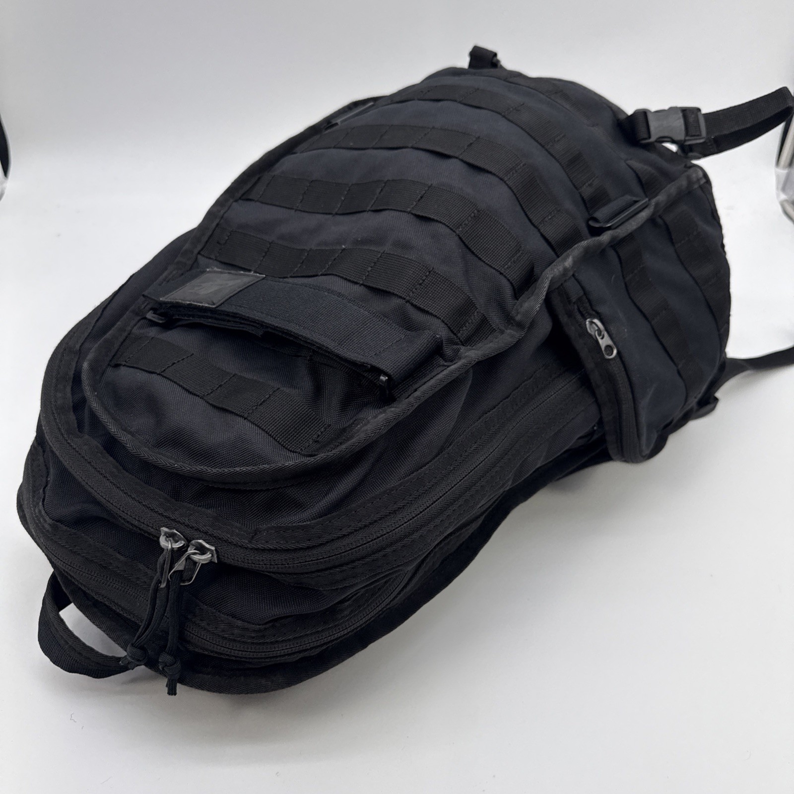 Nike Sportswear RPM Backpack Black Molle Webbing Ruck Sack Book Bag Large