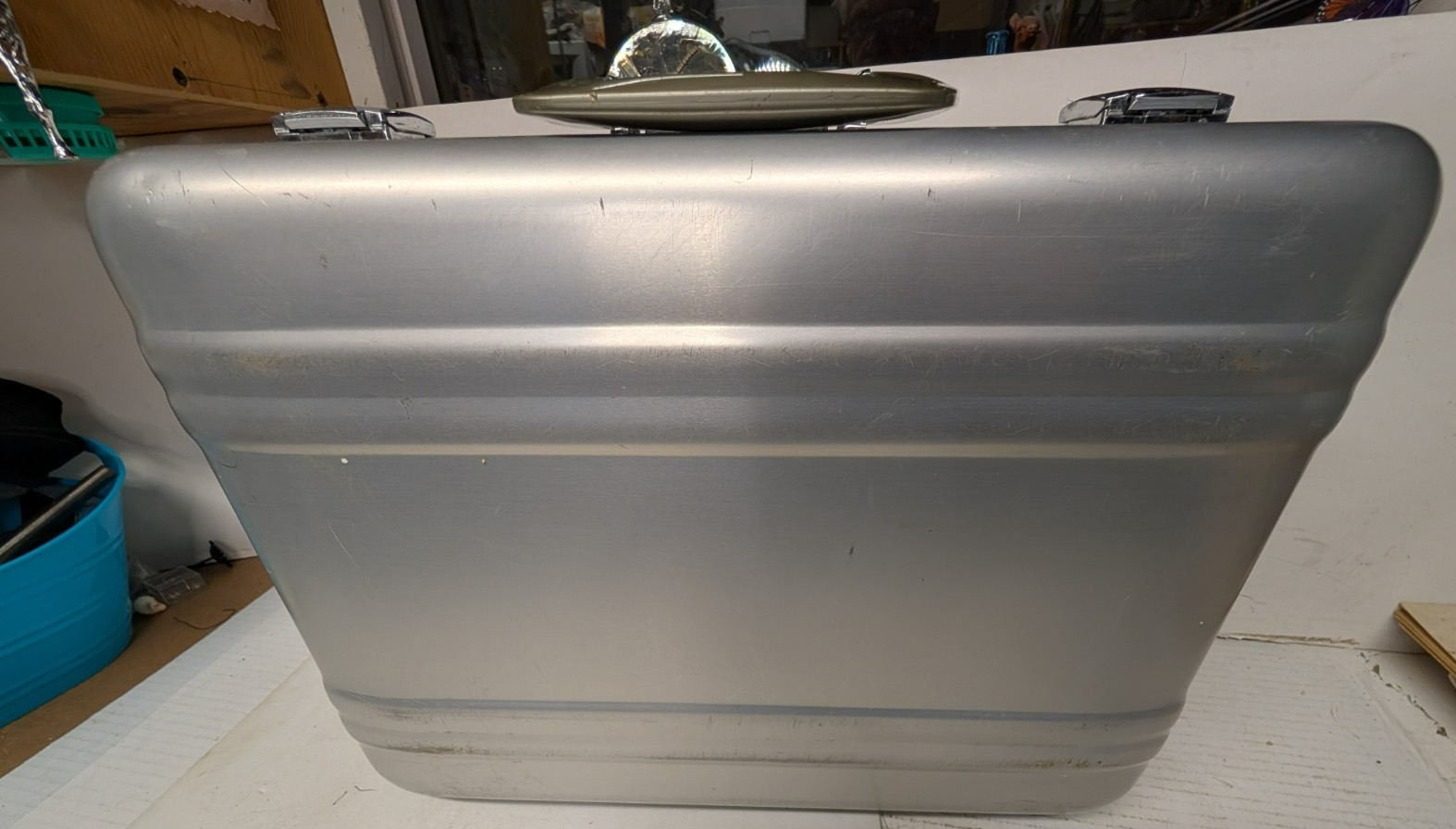 Used Vintage Aluminum Elite Modernist Attache Brief Case