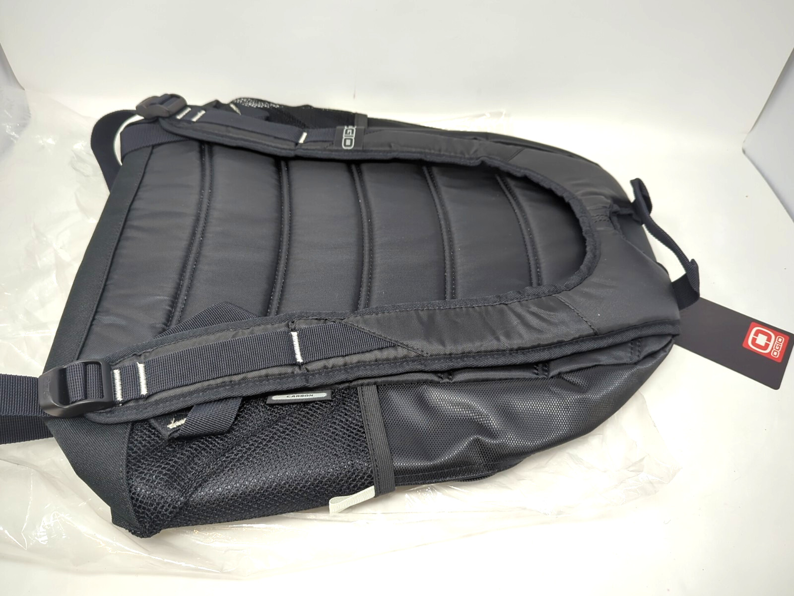 NEW OGIO Carbon Backpack with Audio Pocket Black NWT Coca Cola distribution