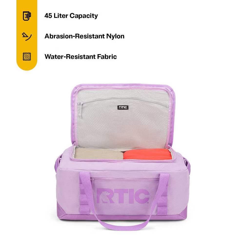 RTIC Outdoors Medium Carry On Structured Collapsible Duffel Bag – Lavender