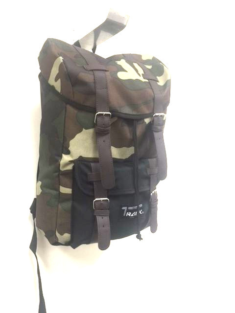 Camo Backpack Bag Back Pack Fashion Rucksack Drawstring Closure Day Bag School