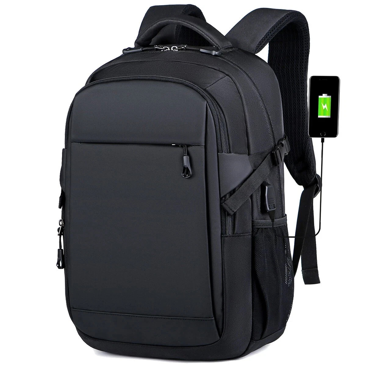 Men Women Backpack Travel Rucksack School 15.6″ Laptop Bag W/ USB Charging Port