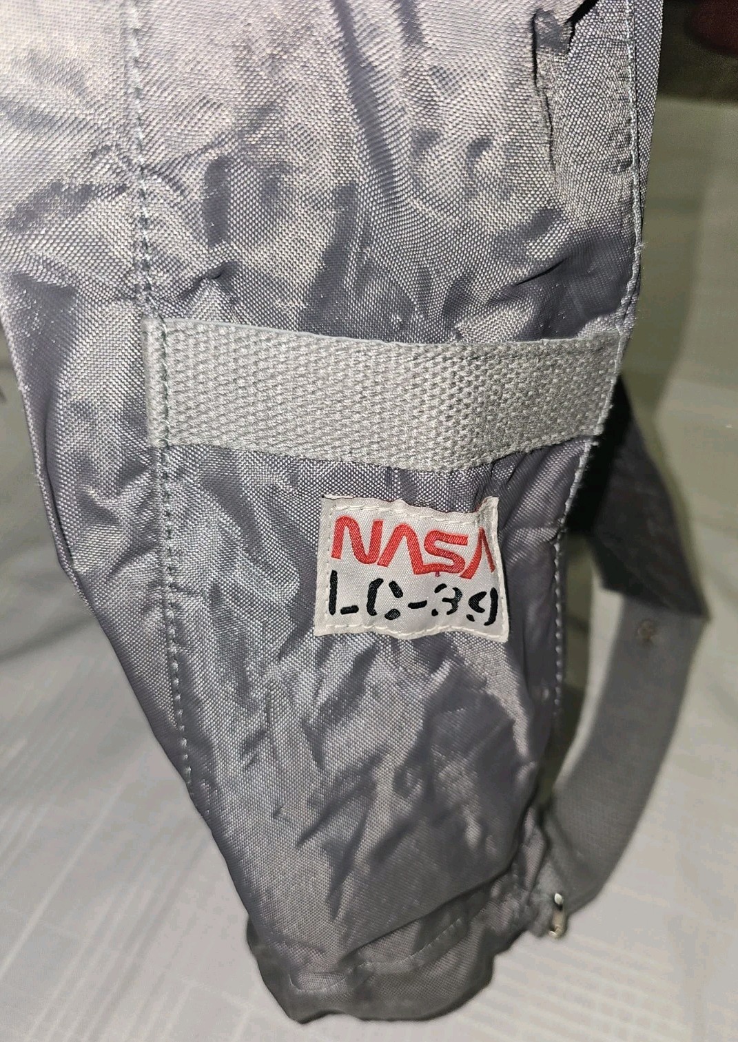 Red Canoe NASA Backpack Gray With Nasa Patches 16″
