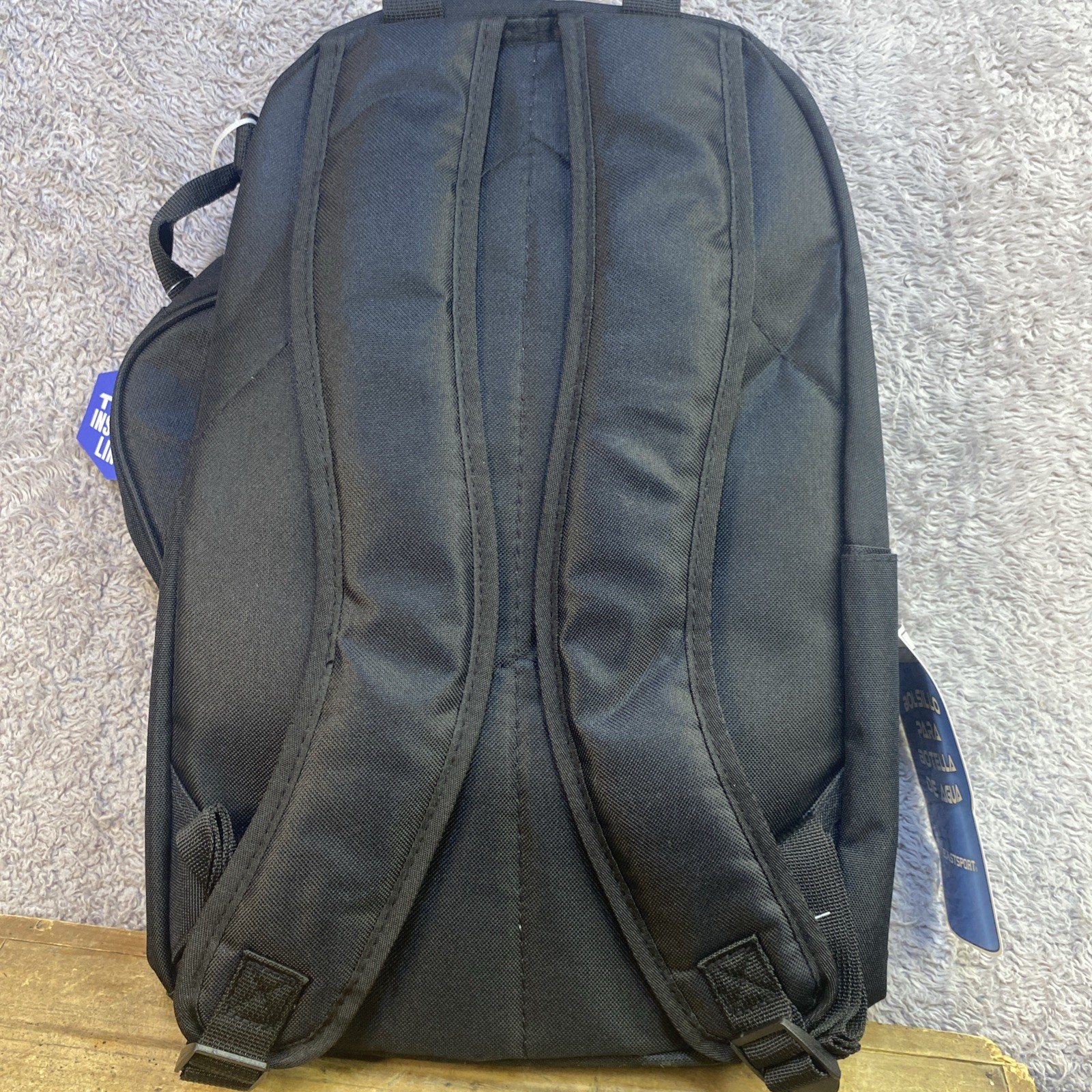 Eastsport Backpack Daypack Black School Laptop Pouch Lunch Bag New With Tags