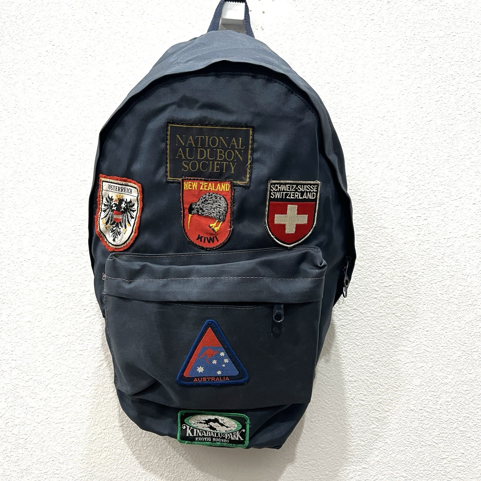 Vintage Audubon Late 80s – 90s Backpack Patch Travel World Outdoor Hiking Bag