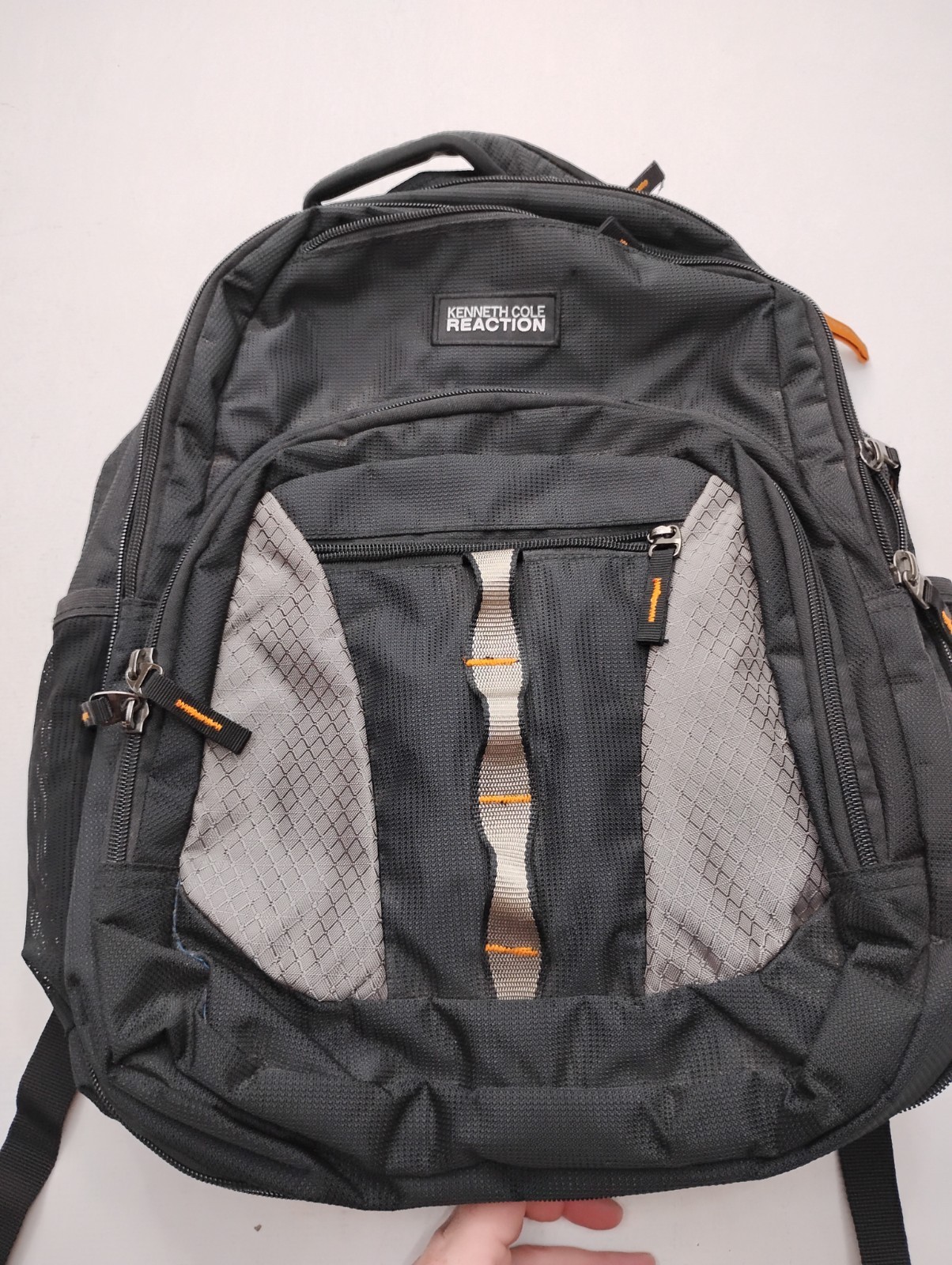Kenneth Cole Reaction Charcoal Laptop Backpack – Durable, Stylish Men’s B