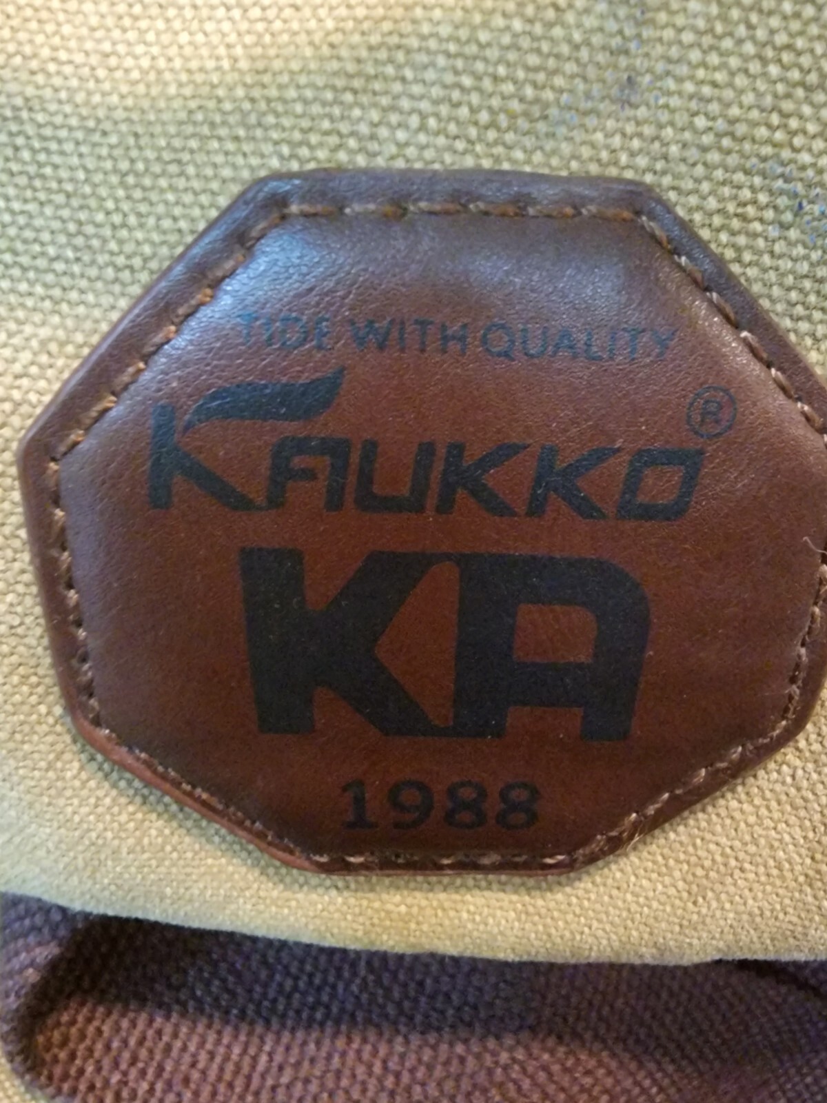 Kaukko Canvas Backpack Tan & Brown