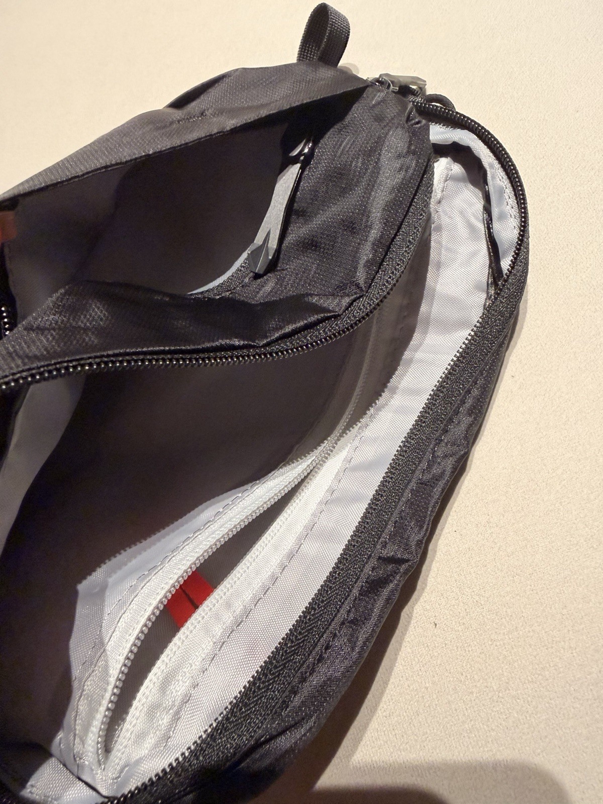 Arc’teryx Black Small Crossbody Bag, Zip Closure, Adjustable Strap Travel