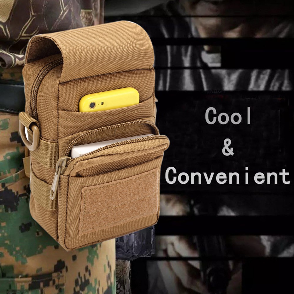 1/2 PACK Tactical Molle Admin Pouch Gadget Organizer Phone Holder Waist EDC Pack