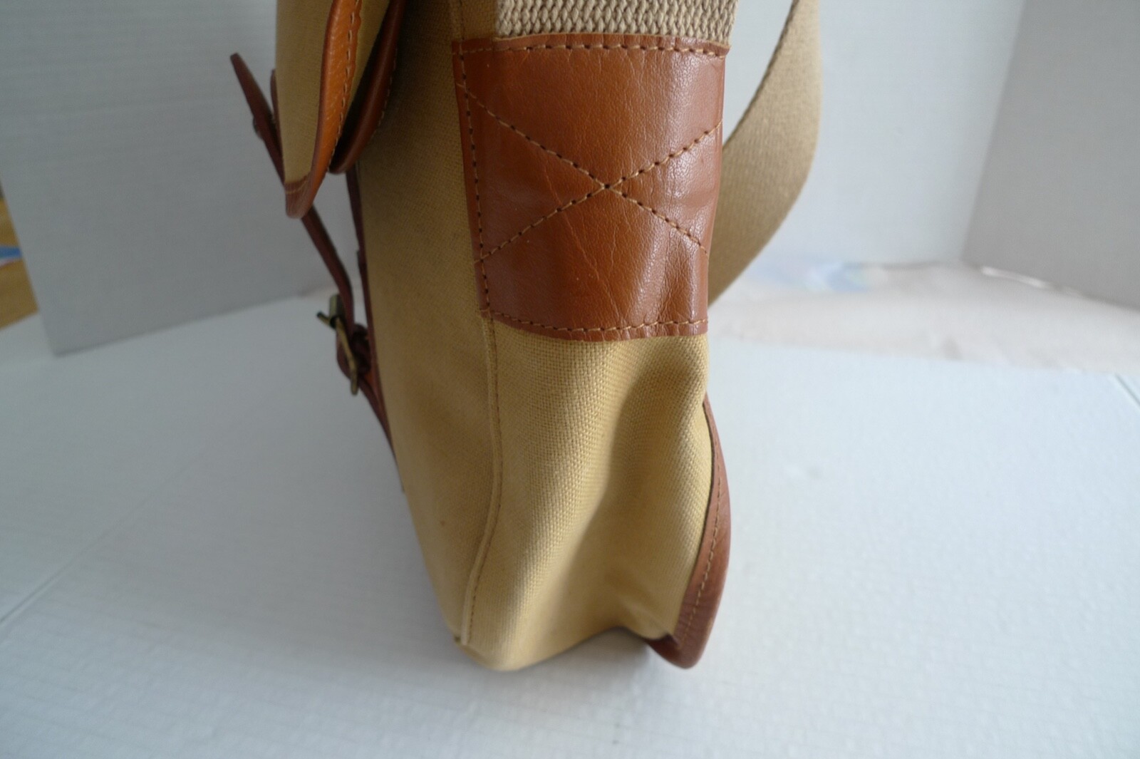 LIDDESDALE – COTTON CANVAS BAG & LINER- MEDIUM SIZE-TARAS STYLE-MADE @ SCOTLAND