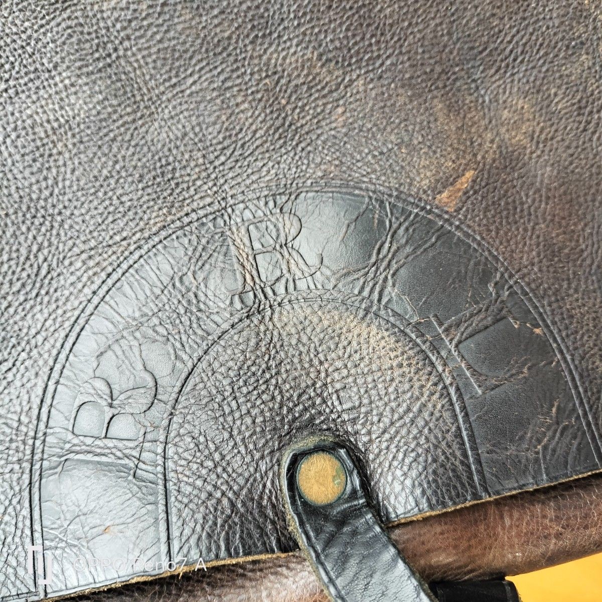 RRL Double RL Ralph Lauren Leather Messenger Bag Shoulder Bag Dark Brown