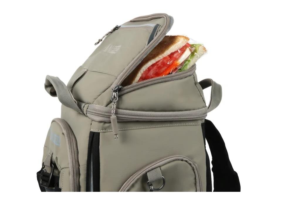 Titan PRO Backpack Cooler Taupe 26-Can Ice Walls Pockets Insulated Compartments