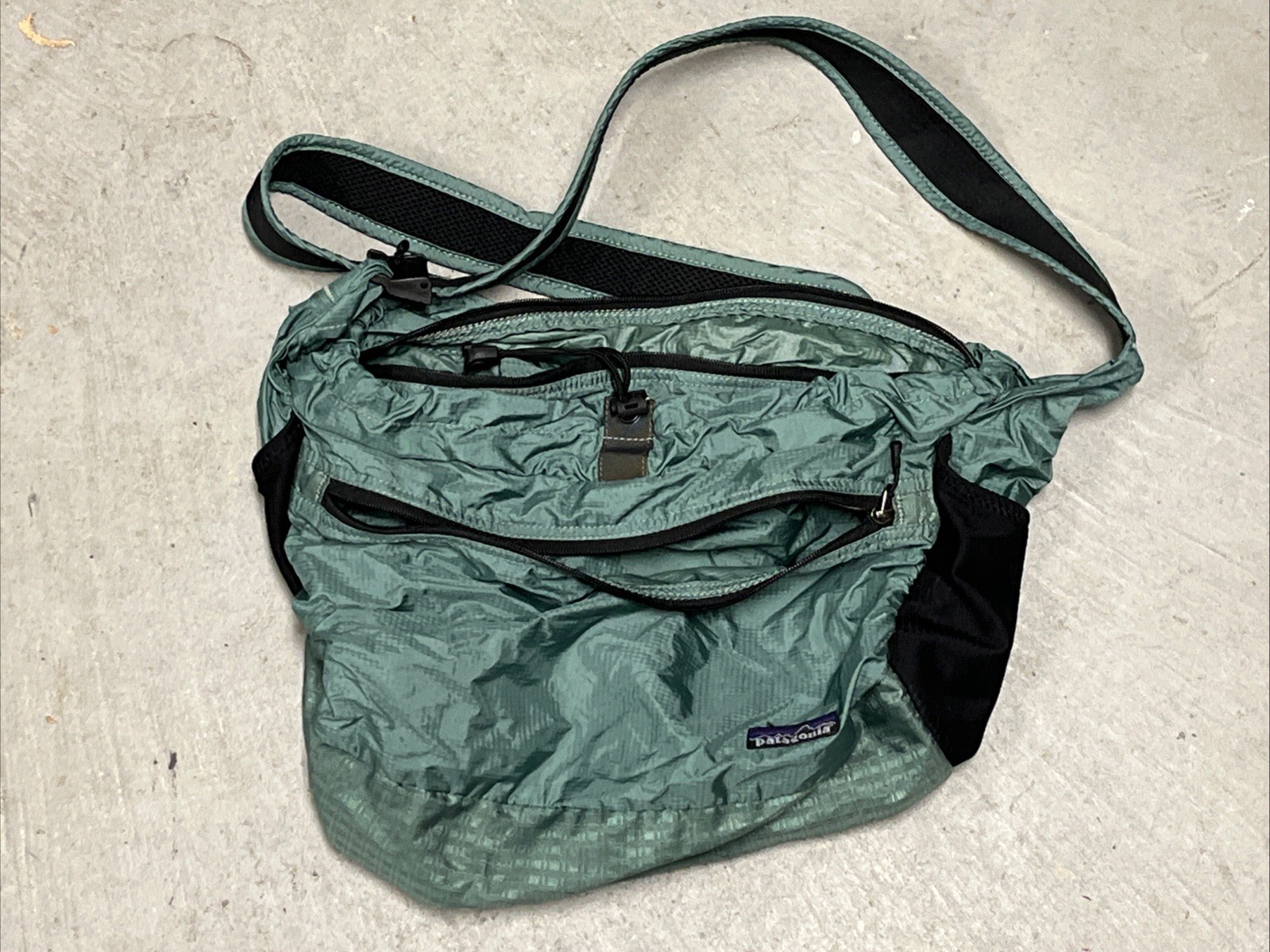 Patagonia Teal Sling Shoulder Bag Purse One