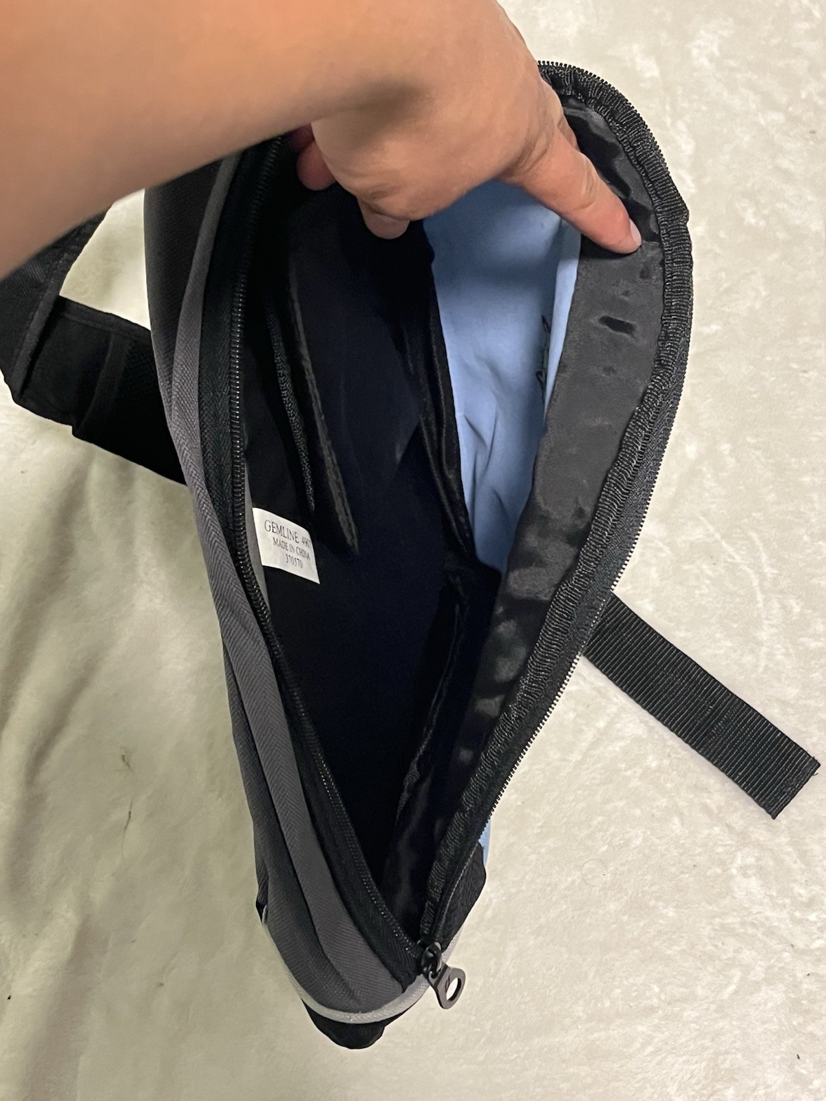 Godfrey Marine Sling Backpack Light Blue and Black 2006