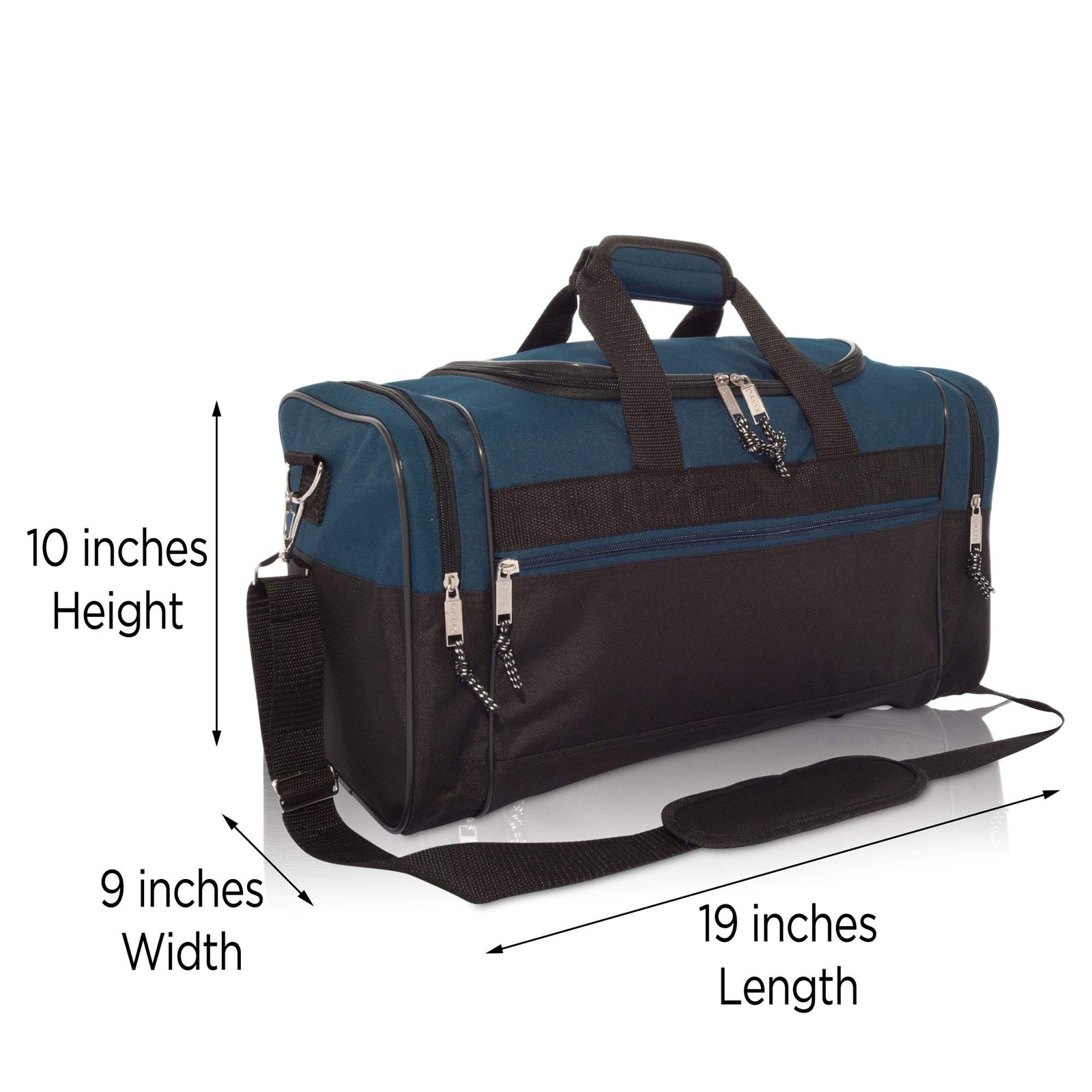 17 inch Blank Duffle Bag, Travel Size, Durable Sports Gym Duffel, Lightweight
