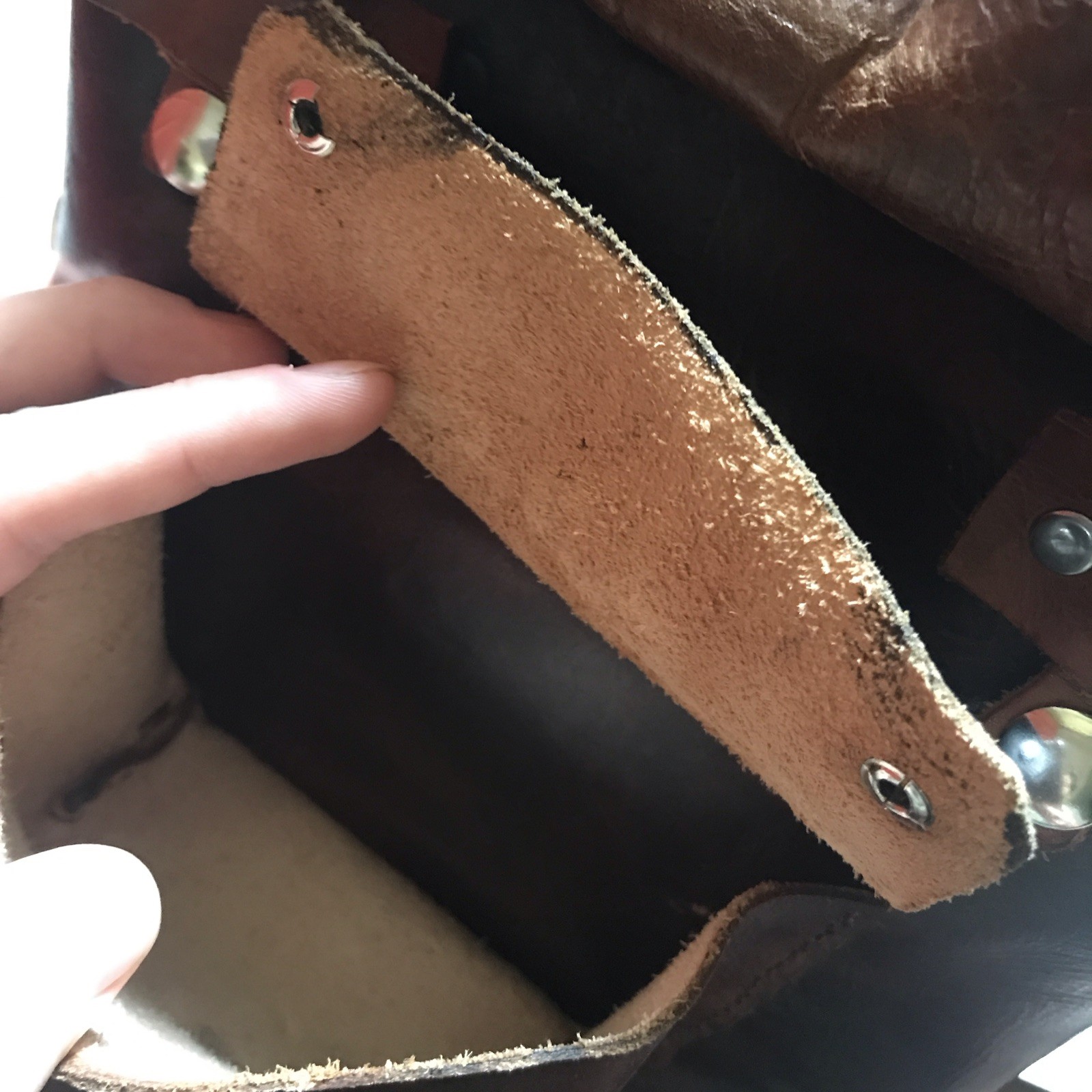 One-Of-a-Kind Custom Handmade Brown Leather Backpack