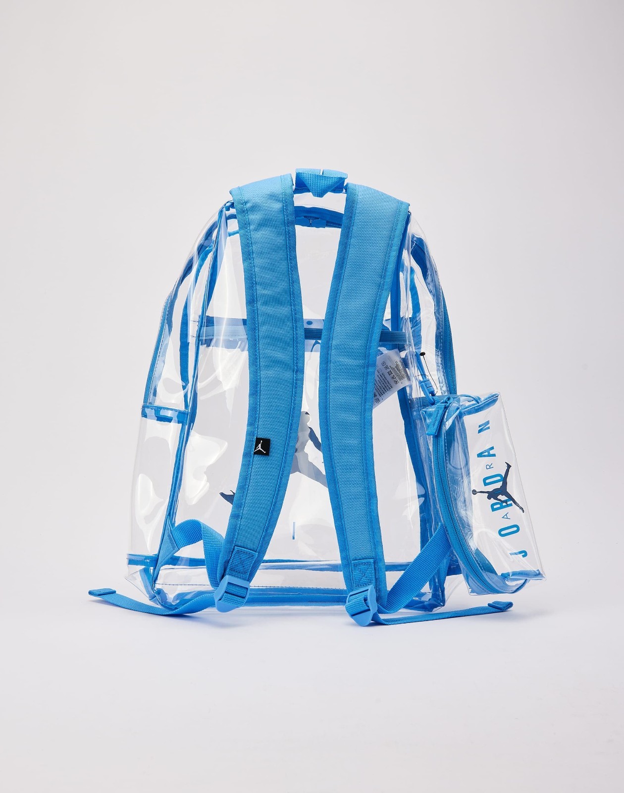 New NIKE JORDAN Jumpman Clear School BACKPACK – University Blue (18″ x 12″ x 5″)
