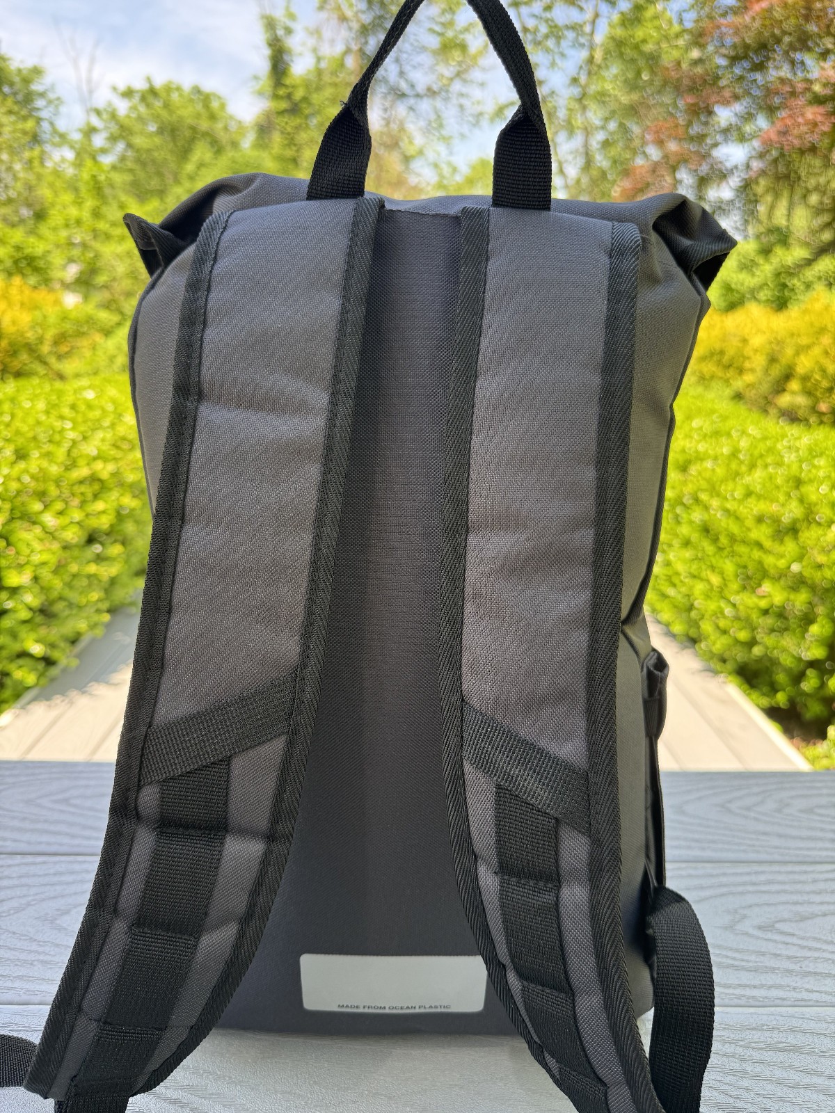 NEW LEEDS REPREVE EVERYDAY BLACK RECYCLE OCEAN PLASTIC 15″ COMPUTER BACKPACK BAG