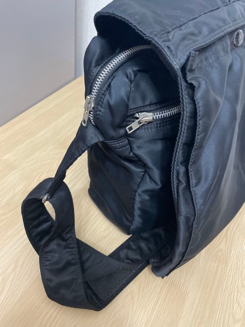 PORTER Yoshida Tanker TANKER 2WAY Shoulder Bag Black Made in Japan Authentic