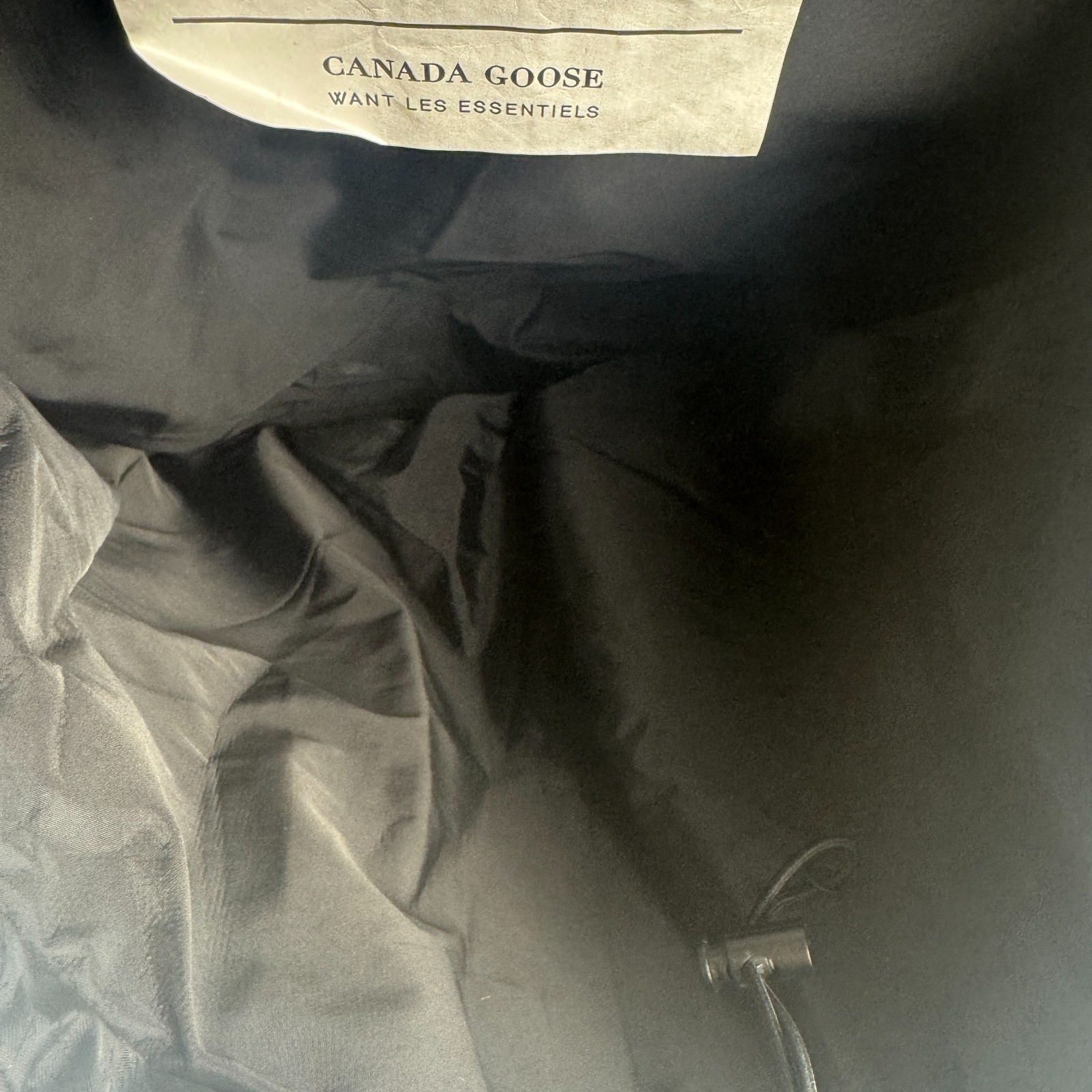 Authentic Canada Goose x Want Les Essentials E90 Black Backpack Rare Italy