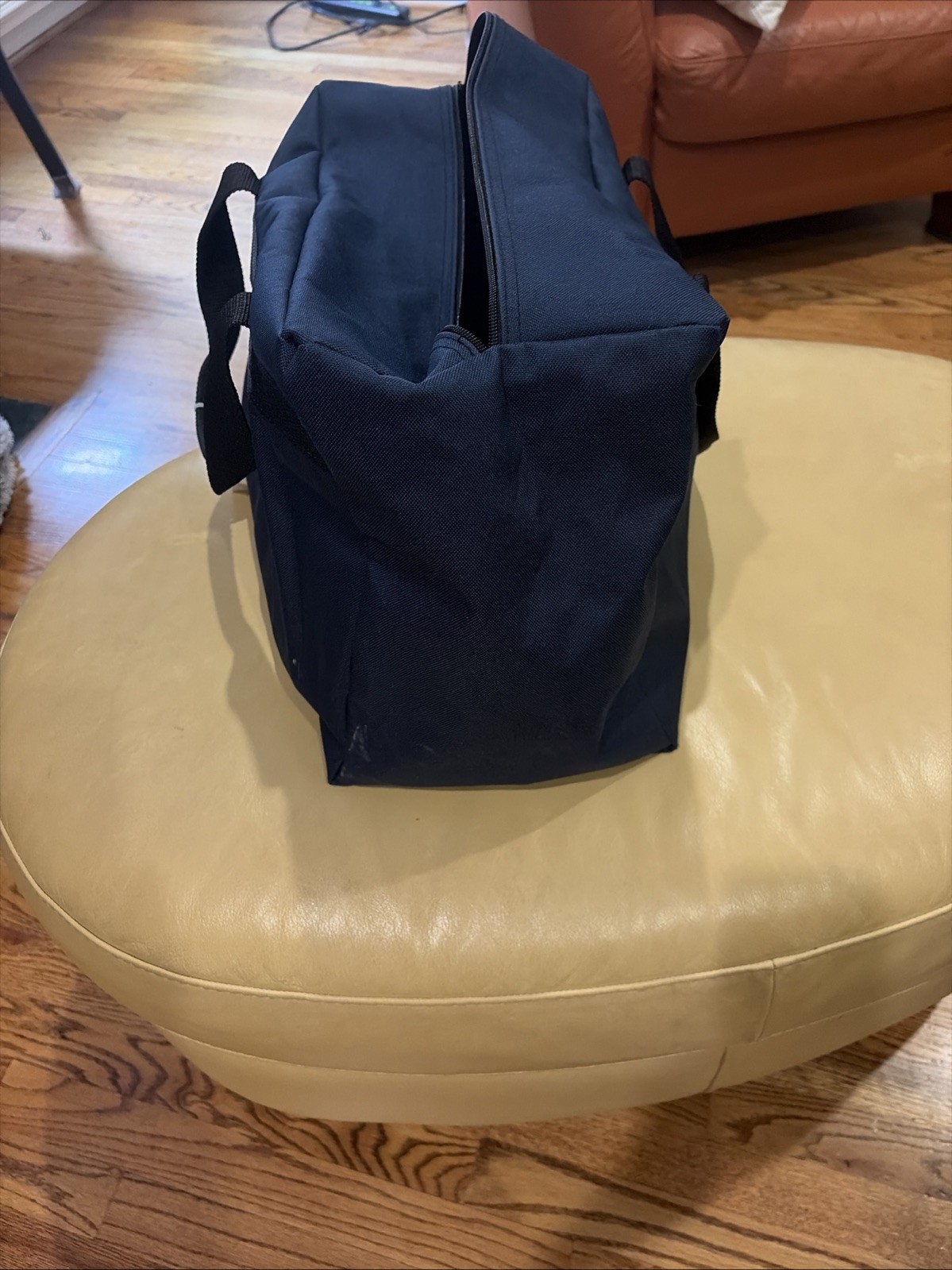 Wrangler Navy Dark Blue W/ Yellow Embroidered Logo – Canvas Travel Duffel Bag