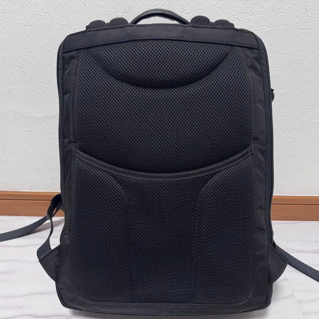 TUMI 232682D Alpha Bravo Davis Backpack Black Ballistic Nylon Leather Laptop
