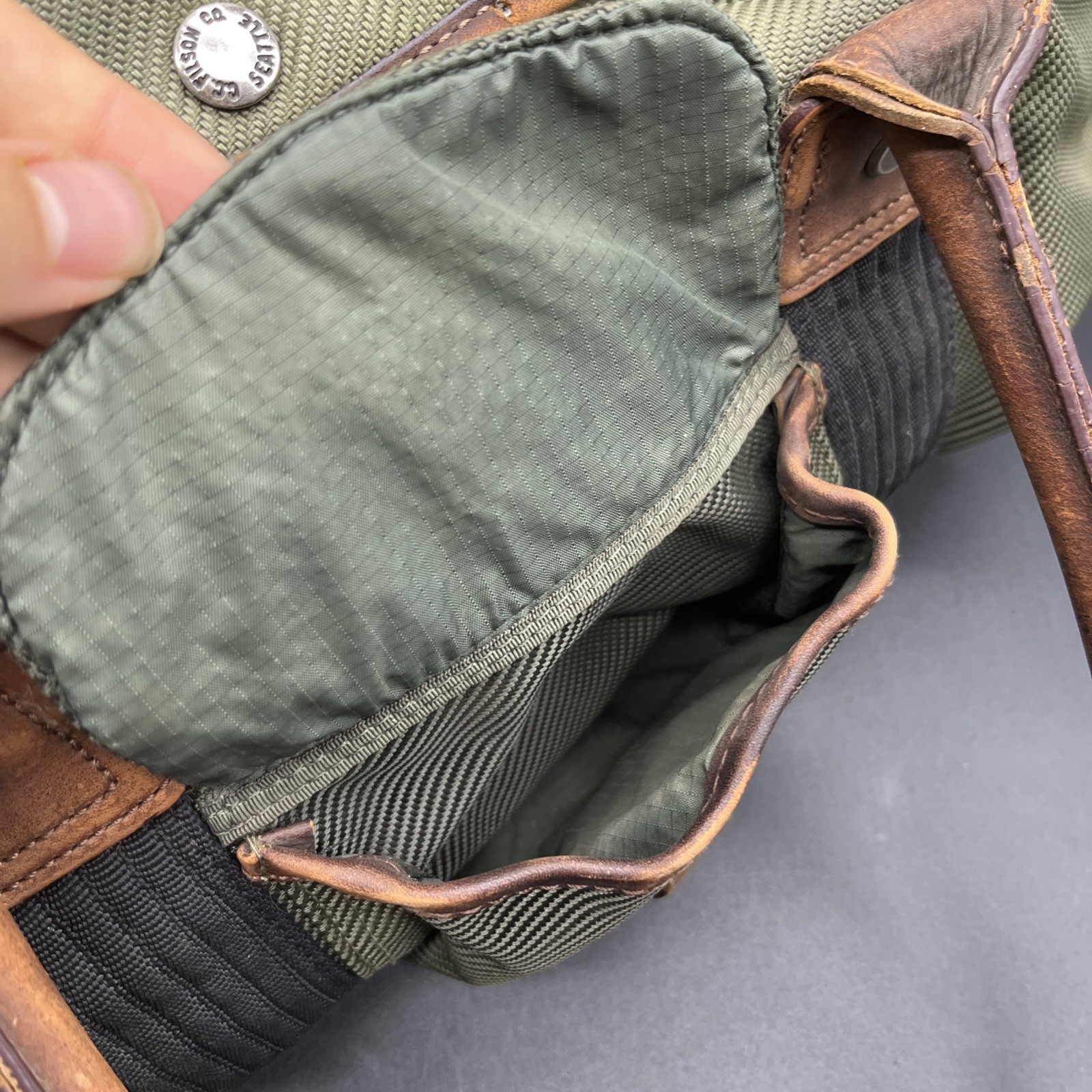Filson Heritage Bag Passage Duffle Carry On Travel Rugged Green Floatplane