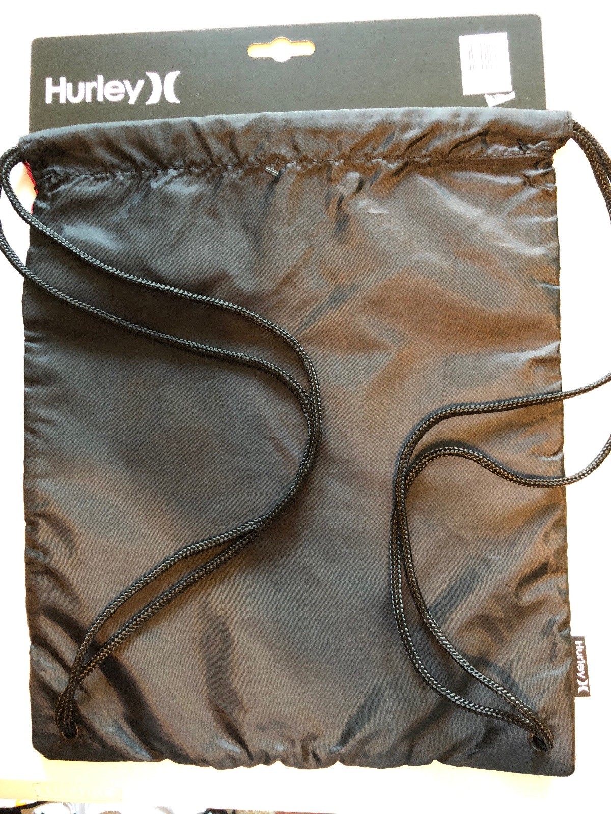 New Hurley Honor Roll Printed Cinch Sack Drawstring Beach Pool Gym Bag