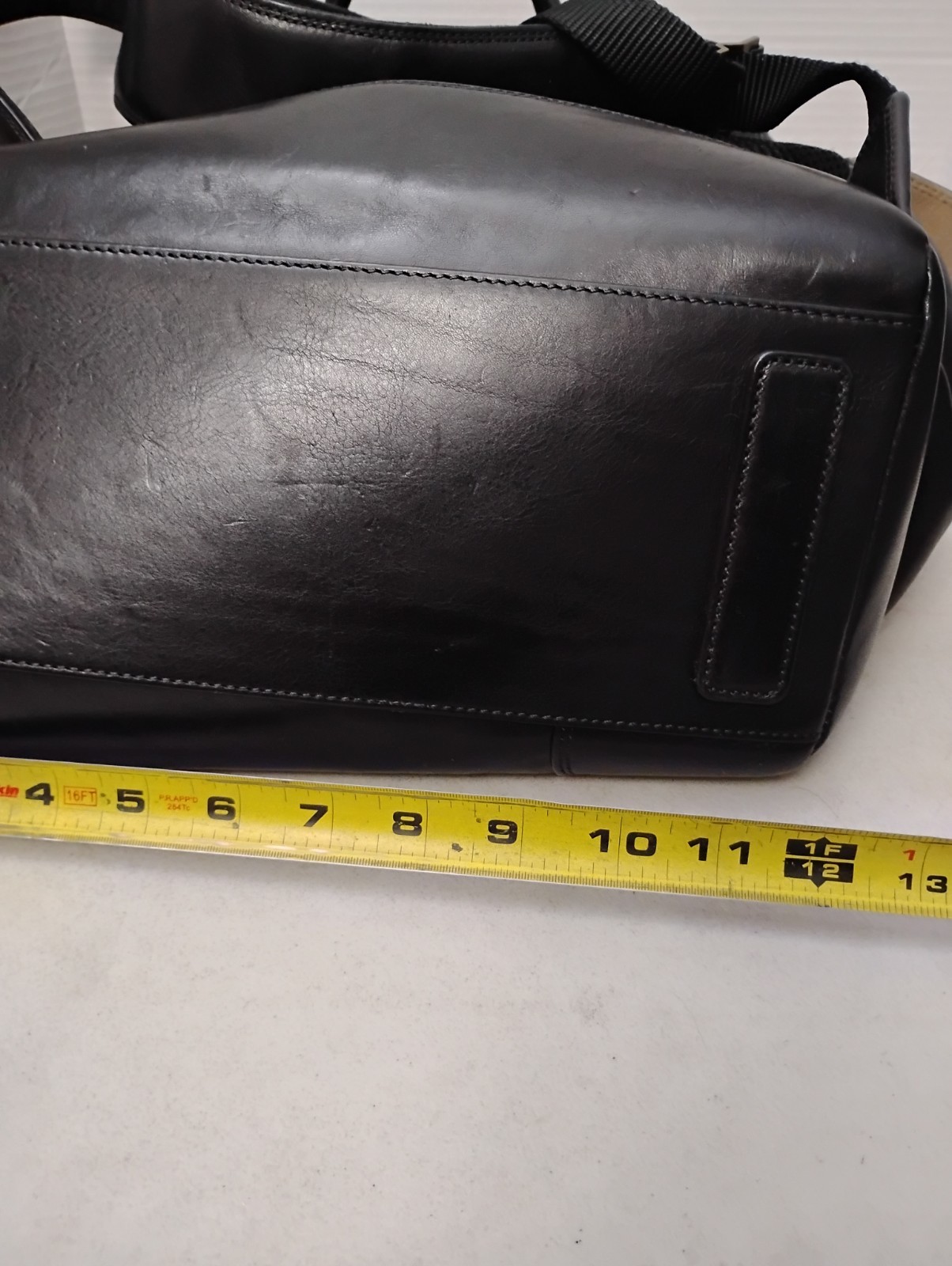 Bosca Luggage Black Leather Carry On Backpack Bag Laptop Case Italian Luxe VTG?