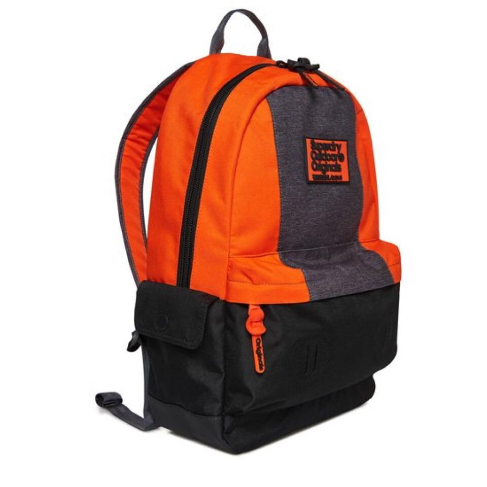 New Sealed Superdry Men’s Formula Montana Rucksack Backpack Orange Gray