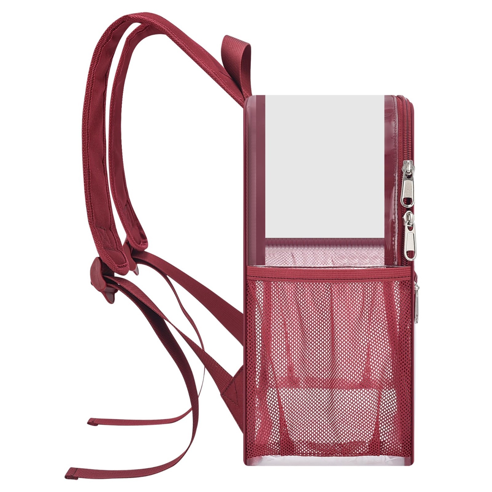 Clear Stadium Approved Backpack – Transparent Small Bag for Concerts, Sports, Fe