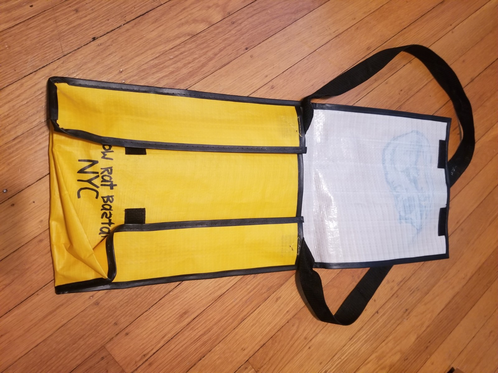 Yellow Rat Bastard NYC Crossbody Messenger Bag Y2K Advertising Art Streetwear