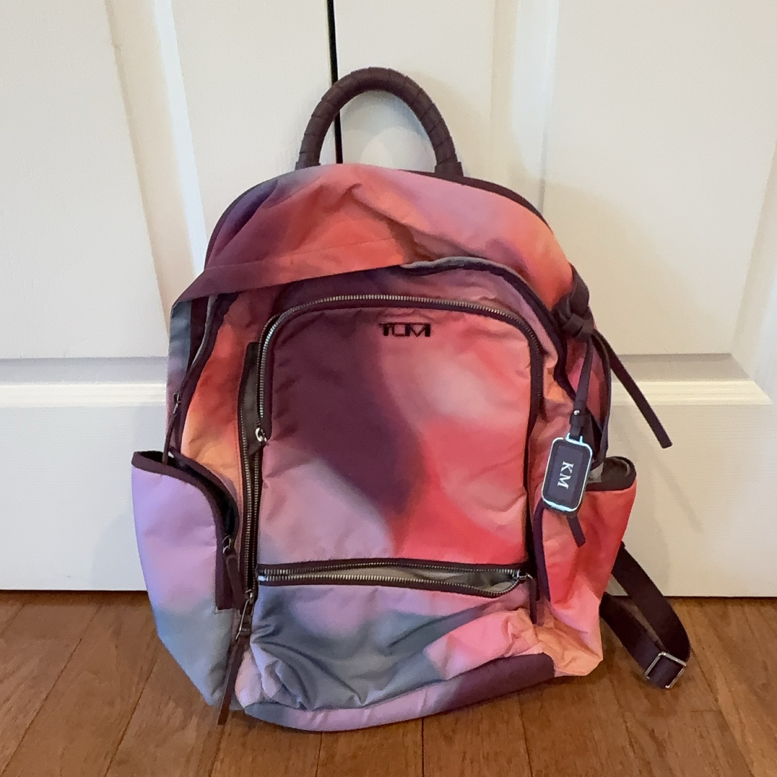 Tumi Official Tie-Dye Style Backpack Multicolor Functional
