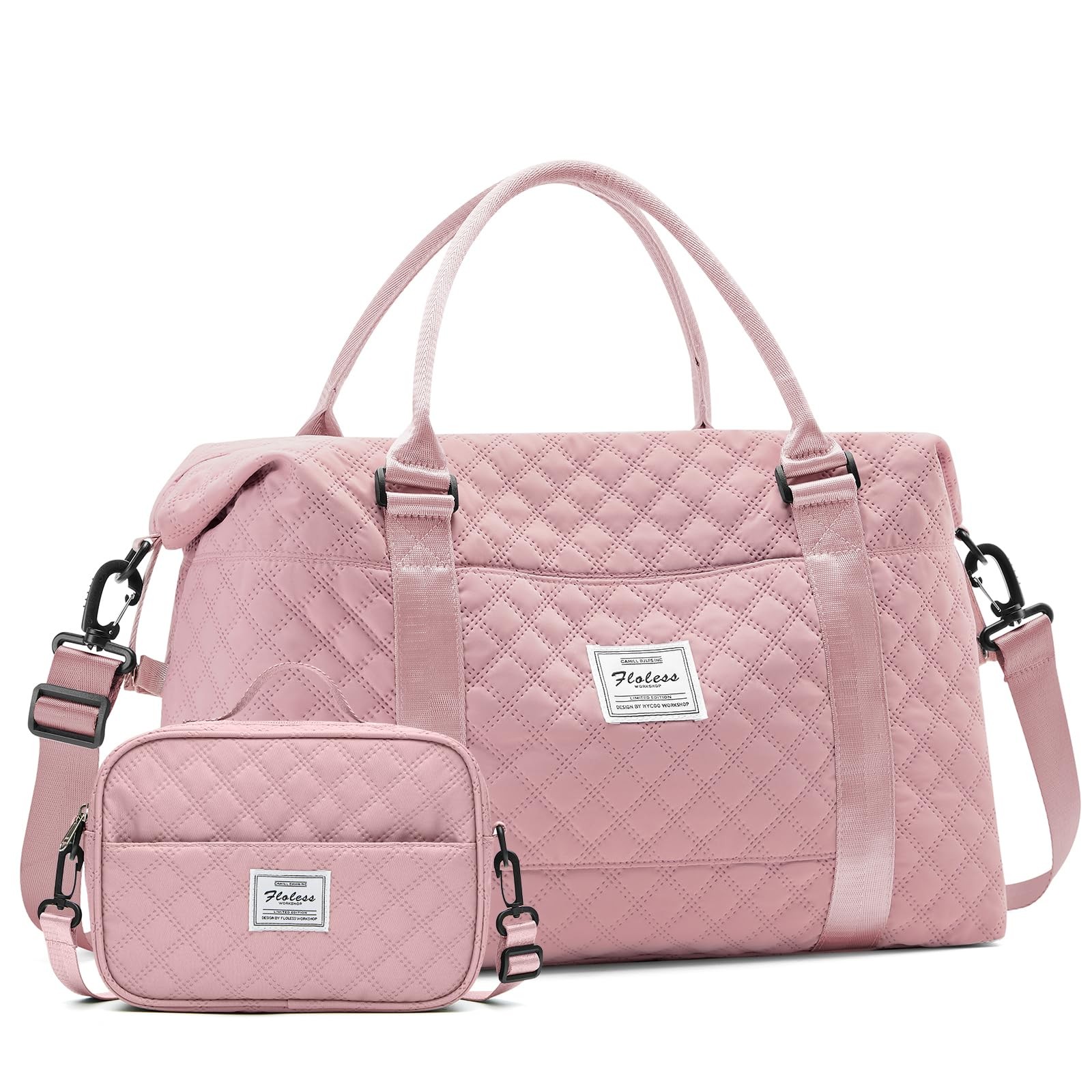 SYCNB Travel Duffel Bag for Women, Gym/Weekender/Carry-On Bags with Toiletry …