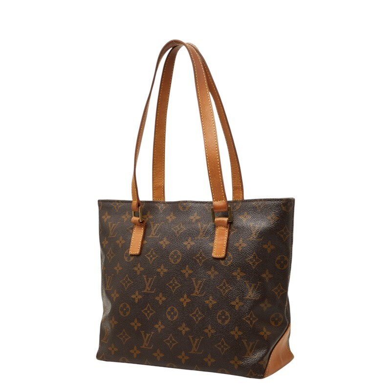 Louis Vuitton Monogram Cabas Piano Tote Bag M51148 Brown PVC Leather Women’s