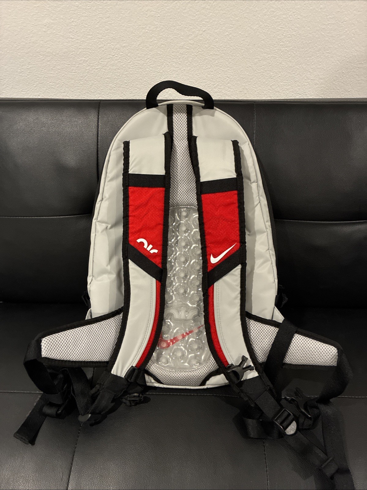 Nike Air Max Bubble Backpack Padded Basketball Elite Red White DA9893 060
