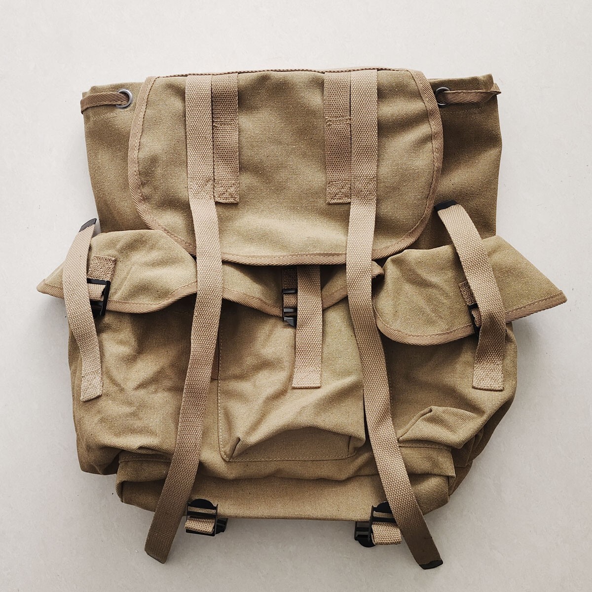 Vietnam War US Army Field Bag Pack Canvas Rucksack Knapsack Men’s Bag