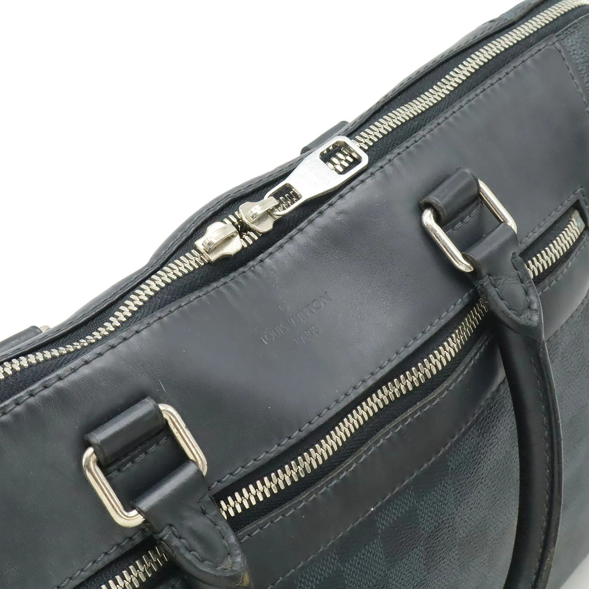 LOUIS VUITTON Porte Document Jour NM Briefcase Damier Cobalt Canvas Blue N41589