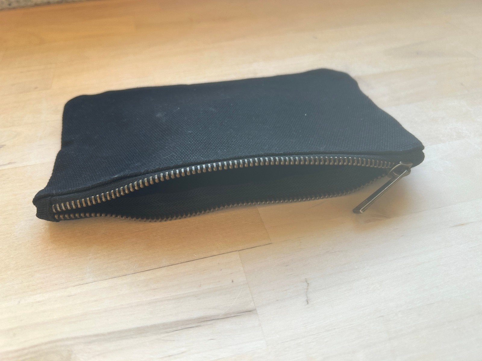 Fabric Canvas Pouches with Zipper Black, Blue- 12″x8″ (Qty 2) – 7″x4″ (Qty 2)