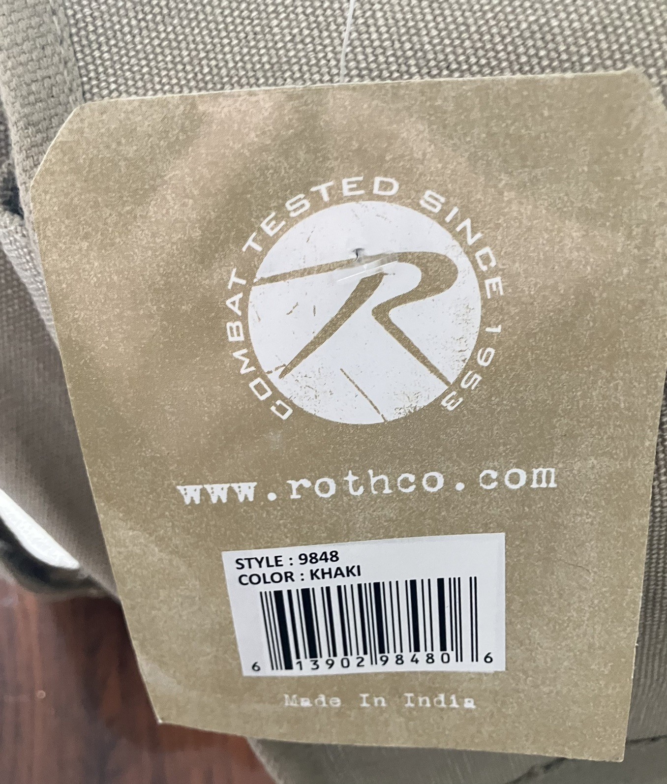 Rothco Cotton Canvas Messenger Bag – Khaki, NEW