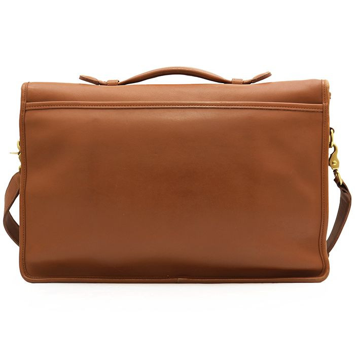 Vintage Coach 5265 Metropolitan Briefcase Brown Leather 2Way Business Bag