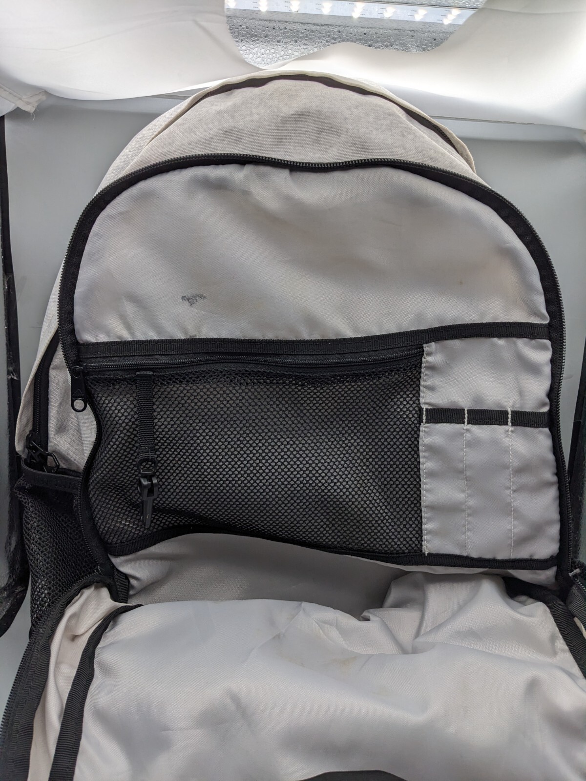 Adidas Backpack Load Spring Gray Black Multi-Pocket School Sports Lightweight